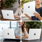 MOSISO Simli MacBook Neo Laptop K�l�f�-Clear