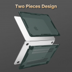 MOSISO Symmetric Geometric MacBook Air K�l�f (13.6 �n�)-Green
