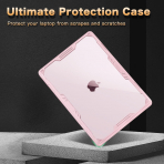MOSISO Symmetric Geometric MacBook Air K�l�f (13.6 �n�)-Pink