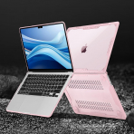 MOSISO Symmetric Geometric MacBook Air K�l�f (13.6 �n�)-Pink