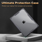 MOSISO Symmetric Geometric MacBook Air K�l�f (13.6 �n�)-Gray