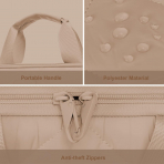 MOSISO Fluffy Laptop antas (15-15.6 in)-Taupe Brown