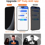 MRGLAS iPhone 16 Pro Max Privacy Ekran Koruyucu(4 Adet)