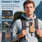 MYBAT Samsung Galaxy S26 Ultra Maverick Klipsli K�l�f-Brown