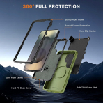 MYBAT Samsung Galaxy S26 Ultra Maverick Klipsli K�l�f-Arym Green