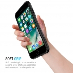 Maxboost Apple iPhone 7 HyperPro Serisi Klf-Jet Black - Clear