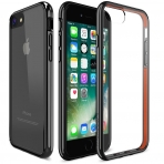 Maxboost Apple iPhone 7 HyperPro Serisi Klf-Jet Black - Clear