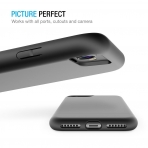 Maxboost Apple iPhone 7 Vibrance Serisi K�l�f-Jet Black