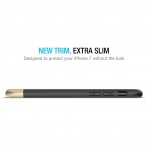 Maxboost Apple iPhone 7 Vibrance Serisi K�l�f-Black-Champagne Gold