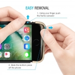 Maxboost Apple iPhone 7 Vibrance Serisi K�l�f-Black-Champagne Gold