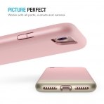 Maxboost Apple iPhone 7 Vibrance Serisi K�l�f-Rose Gold
