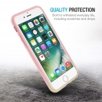 Maxboost Apple iPhone 7 Vibrance Serisi K�l�f-Rose Gold