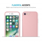 Maxboost Apple iPhone 7 Vibrance Serisi K�l�f-Rose Gold