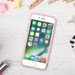 Maxboost Apple iPhone 7 Vibrance Serisi K�l�f-Rose Gold