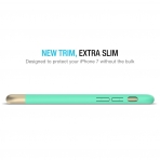 Maxboost Apple iPhone 7 Vibrance Serisi K�l�f-Turquoise-Champagne Gold