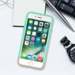 Maxboost Apple iPhone 7 Vibrance Serisi K�l�f-Turquoise-Champagne Gold