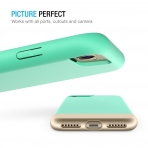 Maxboost Apple iPhone 7 Vibrance Serisi K�l�f-Turquoise-Champagne Gold