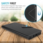 Maxboost Samsung Galaxy Note 8 mWallet Serisi Czdan Klf-Black