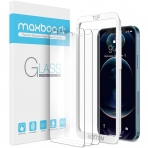 Maxboost iPhone 12 Temperli Cam Ekran Koruyucu (3 Adet)