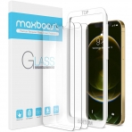 Maxboost iPhone 12 Pro Max Temperli Cam Ekran Koruyucu(3 Adet)