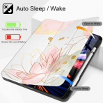 May Chen Standl iPad Pro Klf (12.9 in)-Lotus Flowers