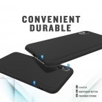 MeanLove Apple iPhone X Silikon K�l�f-Black