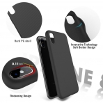 MeanLove Apple iPhone X Silikon K�l�f-Black