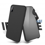 MeanLove Apple iPhone X Silikon K�l�f-Black