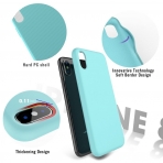 MeanLove Apple iPhone X Silikon K�l�f-Blue