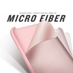 MeanLove Apple iPhone X Silikon K�l�f-Pink