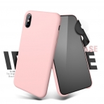 MeanLove Apple iPhone X Silikon K�l�f-Pink