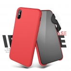 MeanLove Apple iPhone X Silikon K�l�f-Red