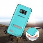 Meritcase Samsung Galaxy S8 Plus Kickstand Su Geirmez Klf (Mil-STD-810G)