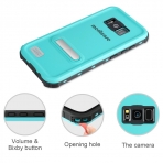 Meritcase Samsung Galaxy S8 Plus Kickstand Su Geirmez Klf (Mil-STD-810G)