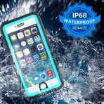 Meritcase iPhone 6/6S Su Geirmez Klf-Blue