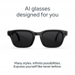 Meta Adventurer 2026 Ak�ll� G�zl�k (Standart)-Classic Black/Transitions Grey