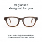 Meta Adventurer 2026 Ak�ll� G�zl�k (Standart)-Classic Tortoise/Clear