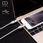 Metrans USB C to Lightning Kablosu-Silver