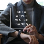 Mifa Apple Watch Deri Kay (42mm)-Black