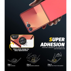 Orzero Galaxy Z Flip 7 Kamera Lens Koruyucu(2 Set)-Red
