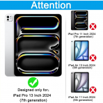 Milomdoi iPad Pro Temperli Cam Ekran Koruyucu(13 in)