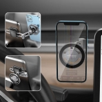 Mindsky Tesla Model MagSafe Uyumlu Telefon Tutucu-Black-Grey