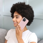 Miracase Silikon Apple iPhone 13 Pro Klf-Pink