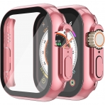 Misxi Apple Watch Ultra/2 Bumper Klf (2 Adet)(49mm)-Rose Pink