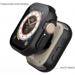 Misxi Apple Watch Ultra/2 49mm Bumper Klf -Black