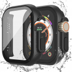 Misxi Apple Watch Ultra 49mm Bumper Su Geirmez Klf-Matte Black