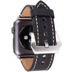 Mkeke Apple Watch Deri Kay (42mm)-Black