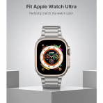 MoKo Apple Watch Ultra 3 Geli�tirilmi� Titanyum Kay�� -Silver