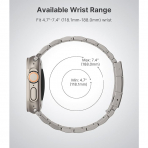 MoKo Apple Watch Ultra 3 Geli�tirilmi� Titanyum Kay�� -Titanium