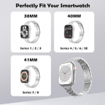 MoKo Apple Watch Ultra 3 �nce Paslanmaz �elik Kay��-Silver